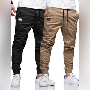 NEW NEVER WORN Men 2pcs Slant Pocket Pants